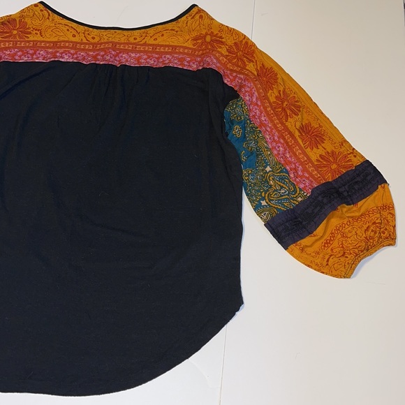 Free People Boho Balloon Sleeved Top - Women’s Size Small - Picture 7 of 10
